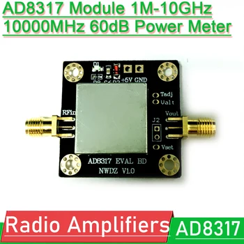 AD8317 Модуль 1 М-10 ГГц 10000 МГц 60 дБ Измеритель мощности Логарифмический детектор Динамический для радиолюбительских усилителей