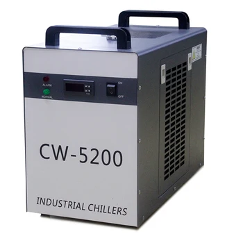 CW5000CW5200 промышленный небольшой охладитель воды co2 лазерная трубка 150 Вт охлаждающий бак машина охладитель для лазерной резки гравировальный станок