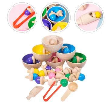 Классификация цветов гироскопа, развивающая игрушка, Сортировка по дереву, Игровая чашка, игрушки-гироскоп для малышей, распознавание соответствия