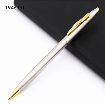 Высококачественная шариковая ручка 018 International big Business office среднего размера с золотой отделкой, новая