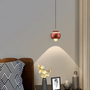 Инновационная светодиодная люстра, идеально подходящая для ресторанов, спален, кухонь и баров, со свободным подъемом и гладкой металлической отделкой