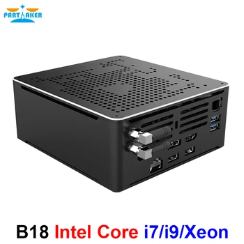 Причастник 10-го поколения Nuc Intel i9 10980HK 10880H i7 10750H Мини-ПК с 2 локальными сетями Win10 2 * DDR4 2 * NVME Игровой Настольный компьютер 4K DP HDMI2.0