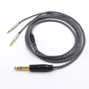 6,35 мм для Sony MDR-Z7 Z1R Z7M2 Балансные кабели для наушников D7100 D7200 D600 4pin XLR 4,4 3,5 Посеребренный кабель для обновления