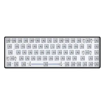 CIY MAG68 Комплект прокладок для механической клавиатуры с RGB подсветкой, клавиатура с возможностью горячей замены Из алюминиевого сплава