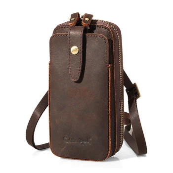 Мужская поясная сумка Cobbler Legend, сумка через плечо из натуральной кожи, мужская поясная сумка в стиле Ретро, многофункциональный кошелек
