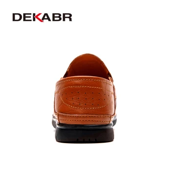 DEKABR/ Мужская Повседневная обувь из Искусственной кожи, Роскошный бренд 2023, Мужские Лоферы, Мокасины, Дышащая Обувь Для вождения Без Застежки, Большие Размеры 45
