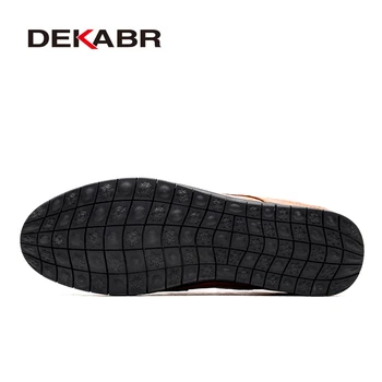 DEKABR/ Мужская Повседневная обувь из Искусственной кожи, Роскошный бренд 2023, Мужские Лоферы, Мокасины, Дышащая Обувь Для вождения Без Застежки, Большие Размеры 45