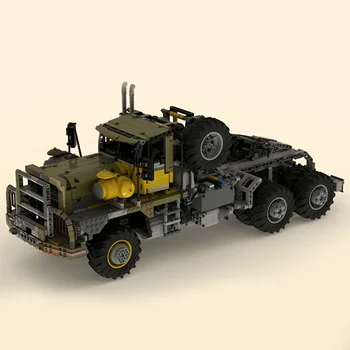 Новый 2559 шт. Pacific P12 сверхмощный грузовой тягач с прицепом модель башенной головки DIY креативные идеи высокотехнологичные детские игрушки подарочные Блоки