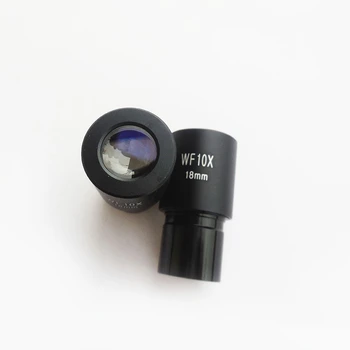 2 шт WF10X широкоугольный окуляр биологического микроскопа с оптическими линзами Широкоугольный окуляр 23,2 мм Монтажный размер