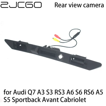 ZJCGO Автомобильная Камера Заднего Вида с Ручкой для Парковки Багажника Audi Q7 A3 S3 RS3 A6 S6 RS6 A5 S5 Sportback Avant Cabriolet