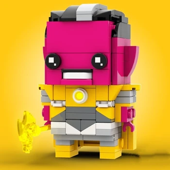 АБС-пластик, строительные блоки Thaal Sinestro BRICKHEADZ, мини-фигурки, игрушки