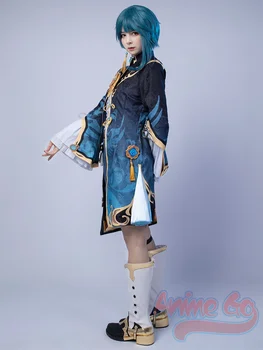 Игровой костюм для косплея Genshin Impact Xingqiu C00459