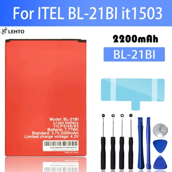 100% Новый оригинальный сменный аккумулятор BL-21BI для мобильного телефона ITEL BL-21BI it1503, перезаряжаемый аккумулятор Batteria