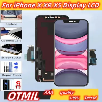 100% Протестированный AAA + + + ЖК-дисплей Для iPhone X XR XS Дисплей С 3D сенсорным Экраном Запасные Части Без Битых Пикселей Качество