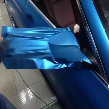 Новое поступление 152 *50 см Полимерный ПВХ Матовый хромированный Виниловый автомобильный стикер, Меняющий цвет, автомобильный стикер С воздушным пузырем Для укладки автомобилей
