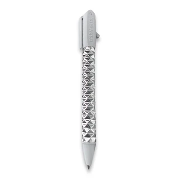 Новая Высококачественная Деформационная Ручка Плавного Нажатия Телескопическая Офисная Металлическая Одиночная Серебряная Нейтральная Ручка 0,5 мм Подарочная Коробка Декомпрессионная Ручка