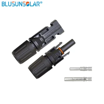 Blusunsolar50 Пар Солнечный Фотоэлектрический Разъем Солнечный Кабельный разъем, IP67 Водонепроницаемый TUV/IEC Approvel Для фотоэлектрического кабеля 2,5 мм 4,0 мм 6,0 мм