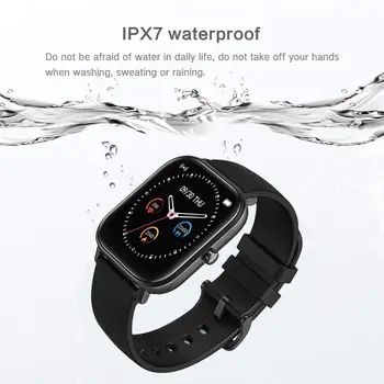 IP67 Водонепроницаемый Фитнес-трекер ЭКГ Пульсометр Кровяное давление Кислородные часы Монитор для Женщин Мужские Смарт-часы для Android iPhone