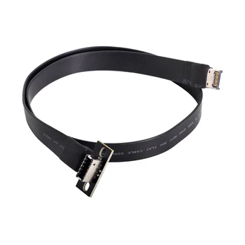 CY USB 3.1 Разъем для подключения передней панели к материнской плате Type-E, удлинительный кабель для передачи данных 50 см