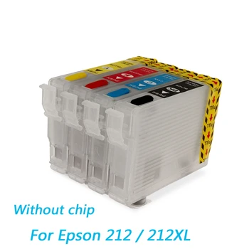 212 212XL многоразовый чернильный картридж Для Epson expression Home XP-4100 XP-4105 Для принтера Epson WorkForce WF-2830 WF-2850 Без чипа