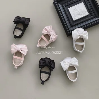Нескользящая обувь для новорожденных с бантиком для девочек Todder