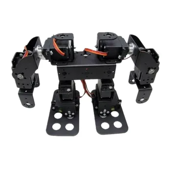 8 степеней свободы, гуманоидный робот, шагающий двуногий робот, полный набор аксессуаров для кронштейнов сервопривода